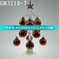 glass christmas tree