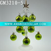 glass christmas tree