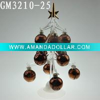 glass christmas tree