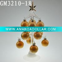 glass christmas tree