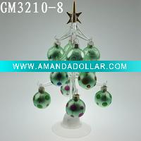 glass christmas tree