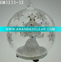 christmas ball with LED changing light