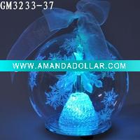 Wholesale christmas ball with LED changing light