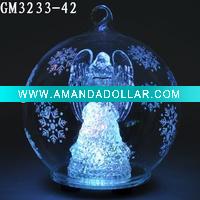 christmas ball with LED changing light