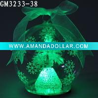 Wholesale christmas ball with LED changing light
