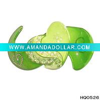 Wholesale Colorful heart-shaped acrylic hair clip