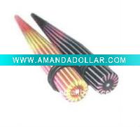 Wholesale Acrylic UV tapers plug tunnel piercing jewelry