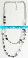 Wholesale Acrylic beads & chain necklace jewelry