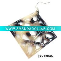 2011 fashion alloy and acrylic earring