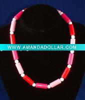Wholesale Fashion Plastic Tridacna necklace