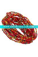 plastic beaded bracelet