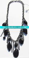 Wholesale Black Acrylic Beautiful Necklace