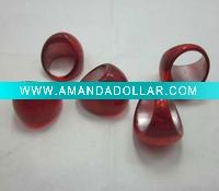 2011 fashion plastic simple rings