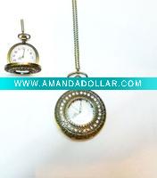 Wholesale Fashion watch pendant necklace