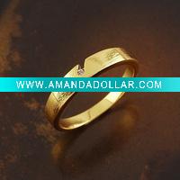 Wholesale 18K gold plating rings with zircon of 2011 fashion design