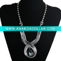Wholesale fashion alloy necklace for garment(JA10568)