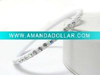 Wholesale Single line crystal stud acryle bangle