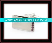 Wholesale 2011 fashion stainless steel diamond cufflinks