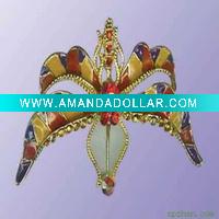 acrylic flower shape brooches