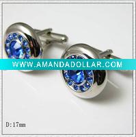 ZIRCON crystal cufflink