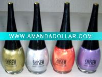 Wholesale 2011 hot sell magical glittery style nail art polish with fragrance