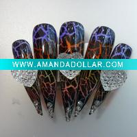 Wholesale hot sale 15ml glass bottle crackle/shatter nail polish