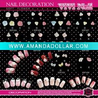 Wholesale nail decoration / soft flower / nail tip