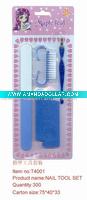 Wholesale nail art( foot shaped and toe separator ,file, cuticle pusher)
