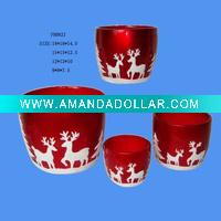 Flower pot christmas gift