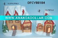 ceramic christmas house
