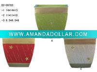 Ceramic christmas flower pot