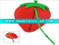 Wholesale popular novelty rubber key holder wallet for Christmas gift