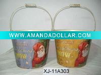 Wholesale Zinc flower pot, metal pot. Christmas pot.