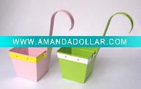 Handle Flower Zinc Pot