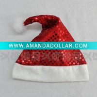 Wholesale flashing non woven christmas novelty hats
