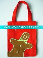 Wholesale christmas novelty bag, Promotiona Felt Christmas bag, christmas bag decoration