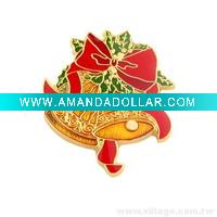 Christmas Bells Lapel Pin