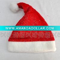 quality thick plush christmas hat