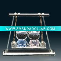 Wholesale Lovely crystal christmas gifts