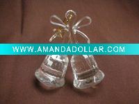 Wholesale lovely crystal christmas bell