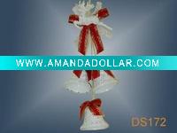Wholesale christmas bell,plastic ornament,decorations
