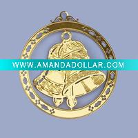 Wholesale 1C golden bell of christmas decoration