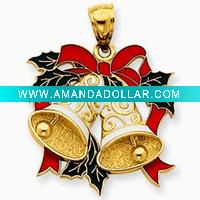 Wholesale Christmas Bells Pendant/Charms