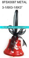 Tin bell christmas ornaments