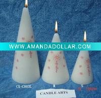 holiday decorative candle