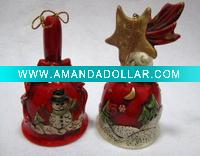 ceramic christmas bell decoration