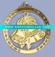 metal christmas bell hanger