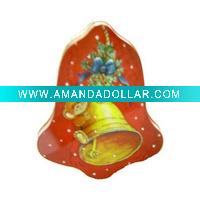 Bell shape Christmas tin