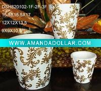 Wholesale ceramic Christmas flower pot(ceramic pot,terracotta)