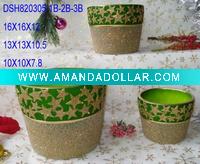 Wholesale ceramic Christmas flower pot(ceramic pot,terracotta)